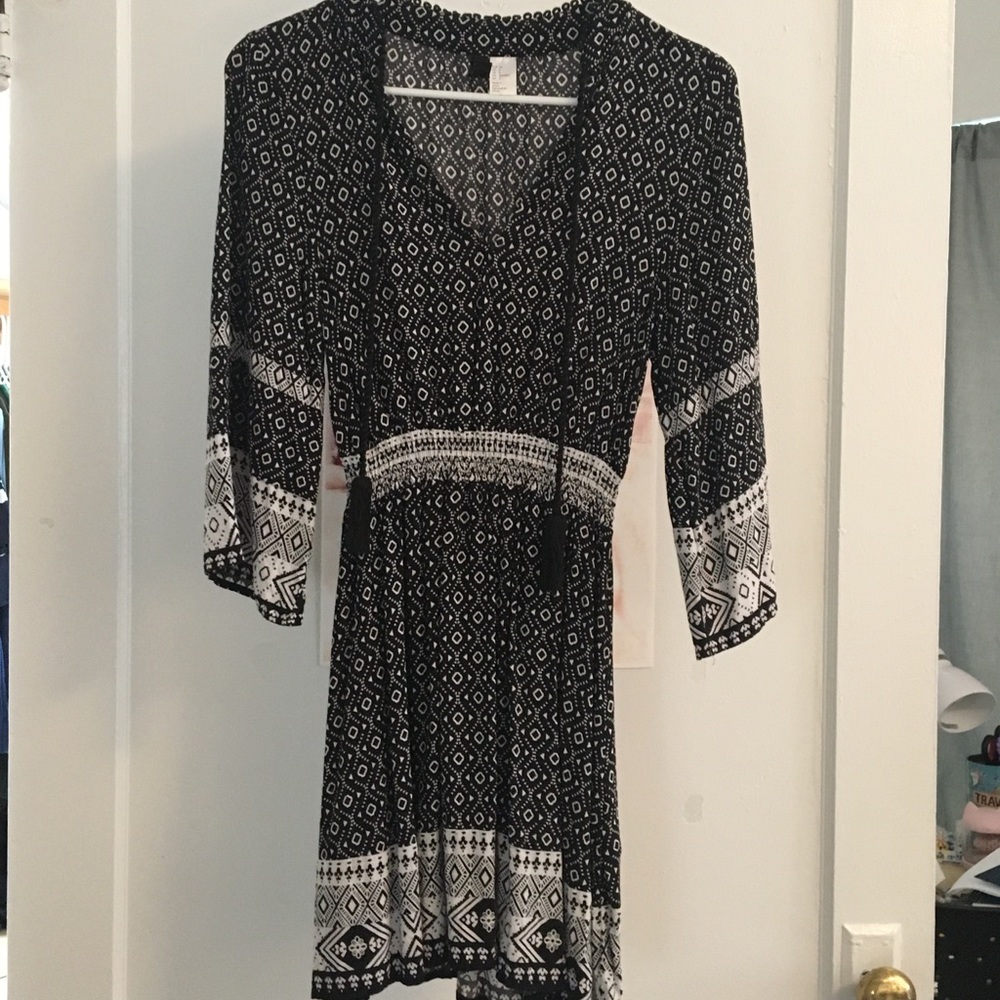 3/4 length sleeve dress